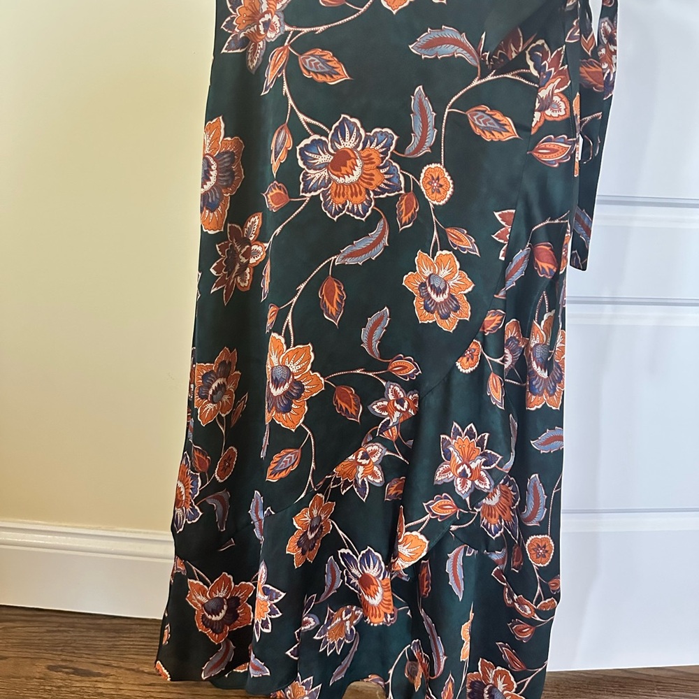 BCBGMaxAzria Orange Sleeveless Maxi Sundress